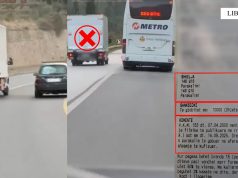 Policia e Elbasanit gjobit shoferët që kryen shkelje