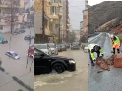 Shqipëria nën ujë, përmbytje në Durrës, Lezhë dhe Kukës. Pezullohet mësimi, nis evakuimi i familjeve