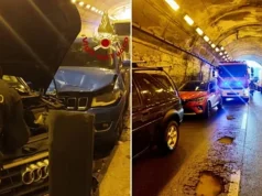 Aksident i frikshëm në Itali, 80 automjete përplasen me njëra-tjetrën brenda një tuneli