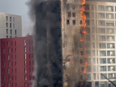 E frikshme/ Zjarr i madh në një pallat në Tiranë