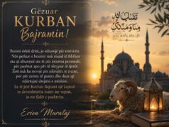 Kryetari i PSD Elbasan, Erion Murataj uron besimtarët myslimanë për Kurban Bajramin
