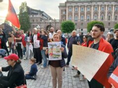 FOTOT: Shqiptarët, protestë edhe në Norvegji dhe Suedi