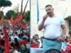 “Pushtojini këta pengmarrës me fuqinë e Skënderbeut”/ Protestuesi nga diaspora rrëqeth me vargjet e Fishtës: Kthehuni shqiptarë, ta marrim fain në dorë