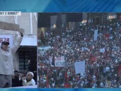 Tirana në këmbë, “Rama jep dorëheqjen”, jehon në bulevard”! Turisti amerikan i bashkohet protestës: Ne nuk jemi të frikësuar, mos ndaloni…