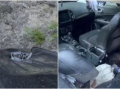 Shpëtojnë mrekullisht turistët në Theth, guri shkëputet nga mali dhe futet në makinë, mes pasagjerit dhe shoferit (FOTO)