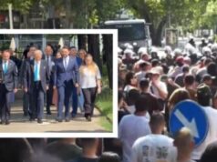 Deputetët e PD mbërrijnë në Kuvend, Berisha: Të shkrihet Parlamenti!
