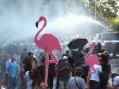 Tensione para Kuvendit/ Protestuesit tentuan të kalonin gardhin, ujë me piper dhe gaz lotsjellës ndaj qytetarëve, ata përgjgjen me vezë