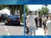 ‘Hajdutë! Të mallkuar’/ Protestuesit godasin me vezë makinat e deputetëve